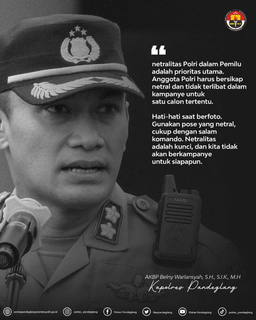Kapolres Pandeglang: Netralitas Polri di Pemilu 2024 adalah Prioritas Utama 7 WhatsApp Image 2023 11 02 at 15.53.39