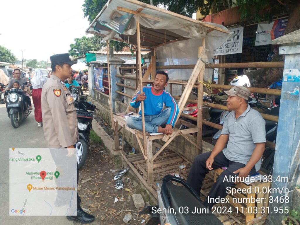 Tukang Ojek di Pasar Menes Mendapat Himbauan Lalu Lintas Oleh Polsek Menes 1 IMG 20240604 WA0025