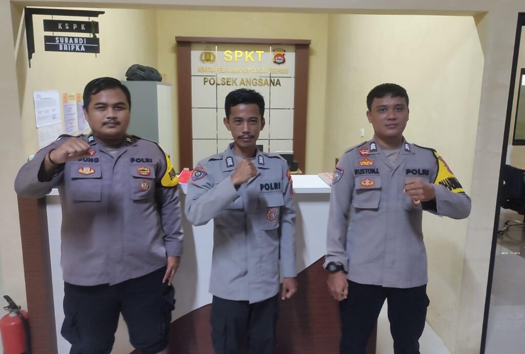 Siap Siaga Mako, Bukti Nyata Anggota Piket Polsek Angsana Jaga Kondusifitas Wilayah 1 IMG 20240811 WA0023