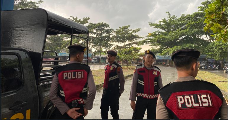 Sat Samapta Polres Pandeglang Gelar Patroli di Terminal Kadubanen 2 PK