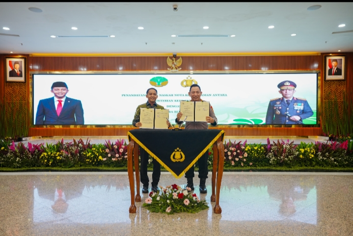 Polri-Kemenhut Tandatangani MoU, Komitmen Jaga Hutan Indonesia dengan Penegakan Hukum 5 IMG 20250217 190143